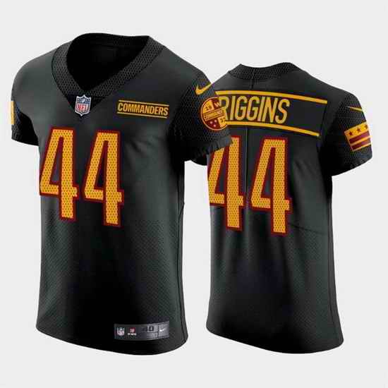 Men Washington Commanders #44 John Riggins Black Elite Stitched jersey->washington commanders->NFL Jersey