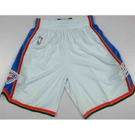 Oklahoma City Thunder Basketball Shorts 004->nba shorts->NBA Jersey