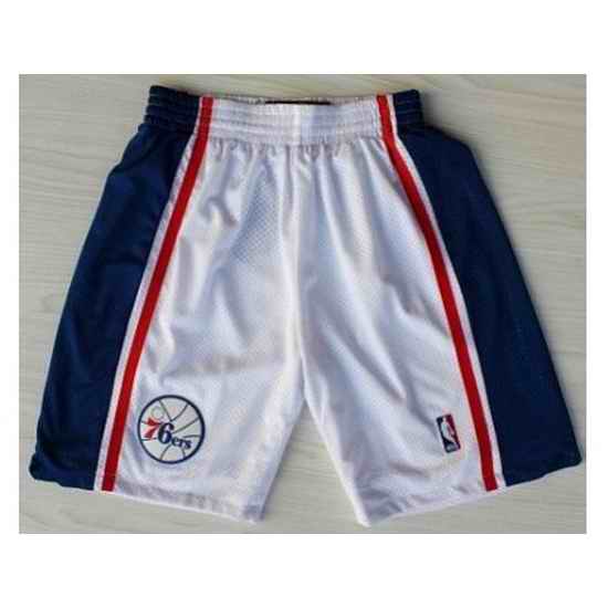 Philadelphia 76ers Basketball Shorts 004->nba shorts->NBA Jersey