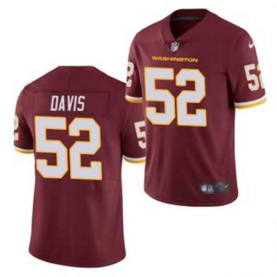 Men Washington Football Team #52 Jamin Davis Burgundy Vapor Untouchable Limited Stitched Jersey->washington football team->NFL Jersey