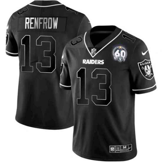 Men Las Vegas Raiders #13 Hunter Renfrow Black Shadow Vapor Limited Stitched Jersey->las vegas raiders->NFL Jersey