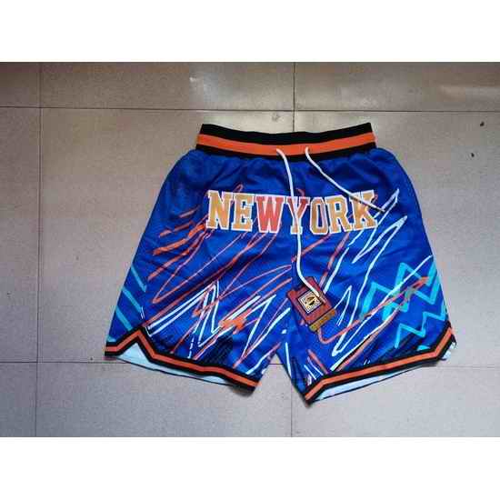New York Knicks Basketball Shorts 016->nba shorts->NBA Jersey