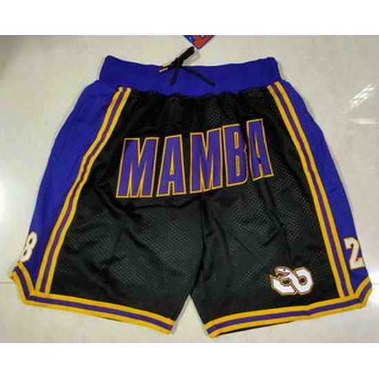 Los Angeles Lakers Basketball Shorts 006->nba shorts->NBA Jersey