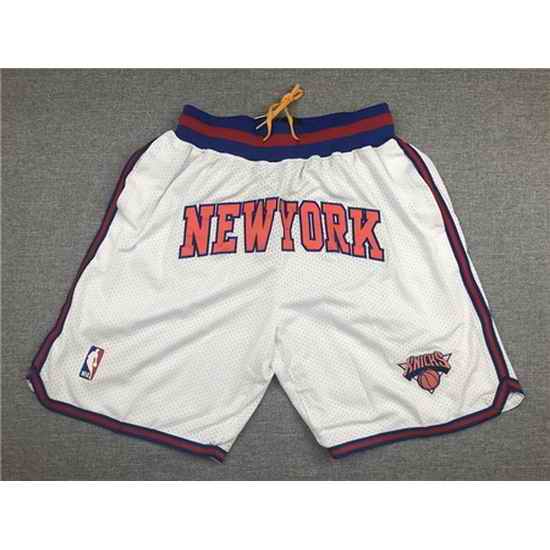 New York Knicks Basketball Shorts 004->nba shorts->NBA Jersey