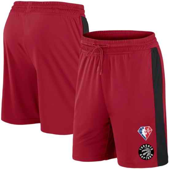 Men Toronto Raptors Red Shorts->nba shorts->NBA Jersey