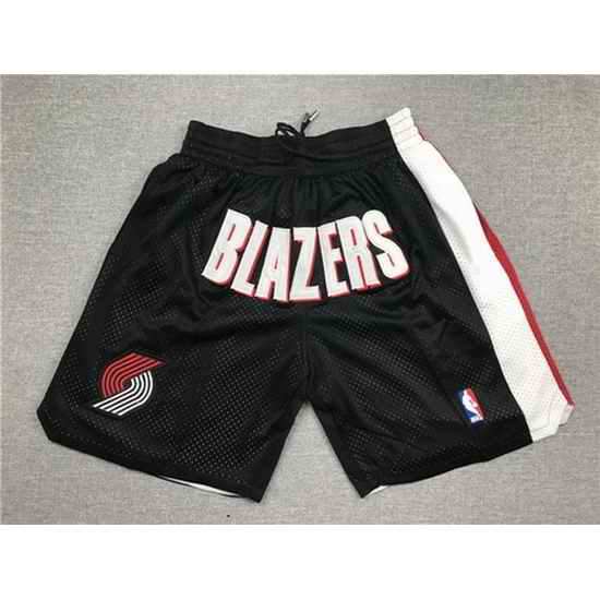 Portland Trail Blazers Basketball Shorts 001->nba shorts->NBA Jersey