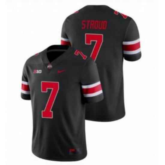 Men Ohio State Buckeyes C.J.Stroud Black Game Men'S Jersey->pitt panthers->NCAA Jersey