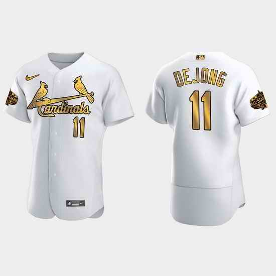 Men St.Louis Cardinals Paul Dejong 2022 Mlb All Star Game White Gold Men Jersey->2022 all star->MLB Jersey