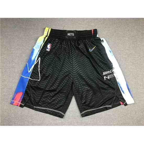 Brooklyn Nets Basketball Shorts 014->nba shorts->NBA Jersey