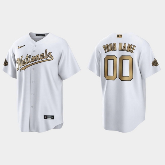 Men Women Youth Custom Washington Nationals 2022 Mlb All Star Game White Replica Jersey->customized mlb jersey->Custom Jersey