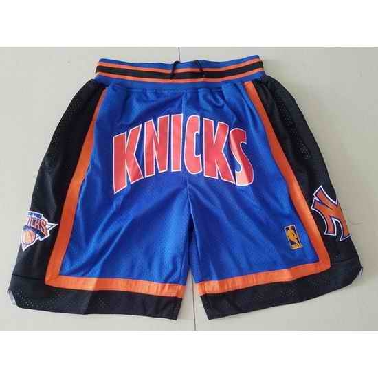 New York Knicks Basketball Shorts 008->nba shorts->NBA Jersey