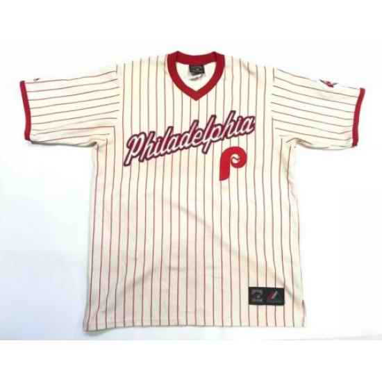 Men PHILADELPHIA PHILLIES Blank White Throwback Jersey->los angeles angels->MLB Jersey