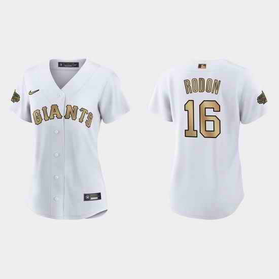 Women Carlos Rodon San Francisco Giants 2022 Mlb All Star Game Replica White Jersey->2022 all star->MLB Jersey