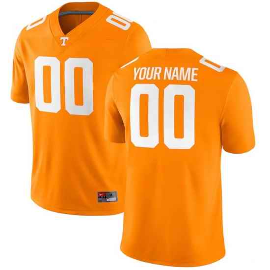 Tennessee Volunteers Nike Football Custom Game Jersey - Tennessee Orange->->Custom Jersey