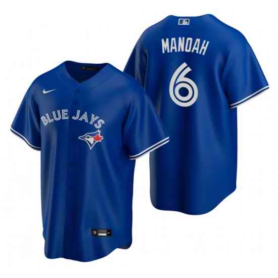 Men's Toronto Blue Jays #6 Alek Manoah Royal Cool Base Stitched Jersey->youth mlb jersey->Youth Jersey