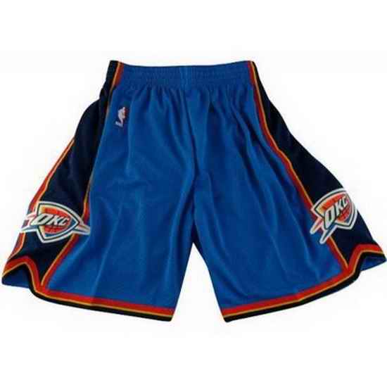 Oklahoma City Thunder Basketball Shorts 001->nba shorts->NBA Jersey