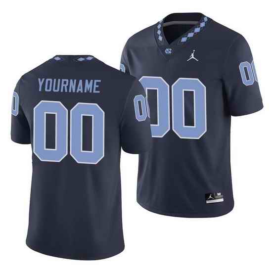 North Carolina Tar Heels Custom Navy College Football Men'S Jersey->->Custom Jersey