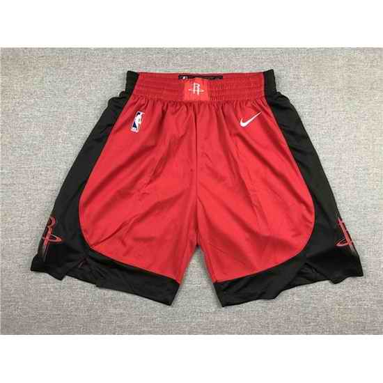 Houston Rockets Basketball Shorts 005->nba shorts->NBA Jersey