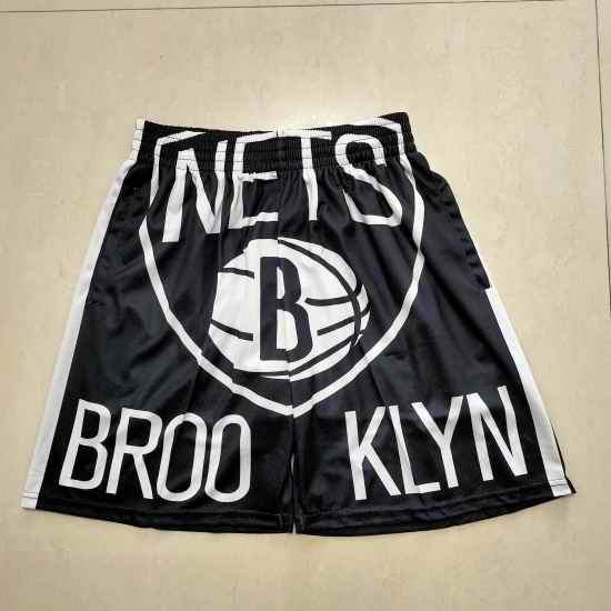 Brooklyn Nets Basketball Shorts 020->nba shorts->NBA Jersey