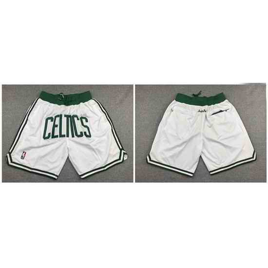 Boston Celtics Basketball Shorts 006->nba shorts->NBA Jersey