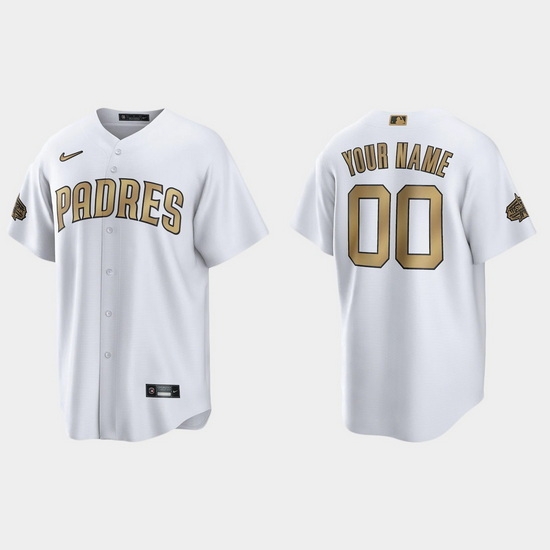 Men Women Youth Custom San Diego Padres 2022 Mlb All Star Game White Replica Jersey->customized mlb jersey->Custom Jersey