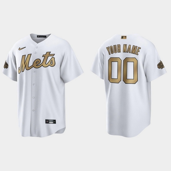 Men Women Youth Custom New York Mets 2022 Mlb All Star Game White Replica Jersey->customized mlb jersey->Custom Jersey