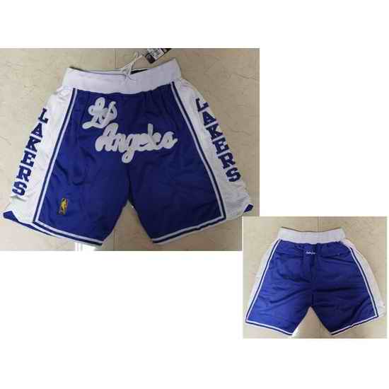 Los Angeles Lakers Basketball Shorts 008->nba shorts->NBA Jersey