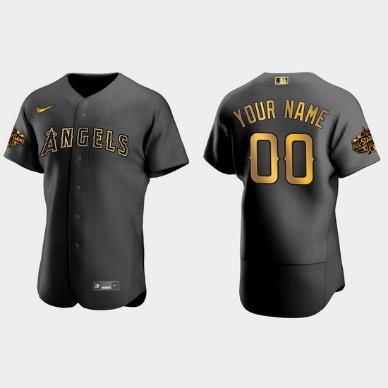 Men Women Youth Los Angeles Angels Custom 2022 Mlb All Star Game Authentic Black Men Jersey->customized mlb jersey->Custom Jersey