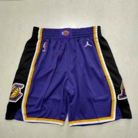 Los Angeles Lakers Basketball Shorts 039->nba shorts->NBA Jersey