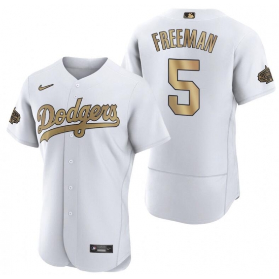 Men Los Angeles Dodgers freddie freeman white 2022 mlb all-star game authentic jersey->youth mlb jersey->Youth Jersey