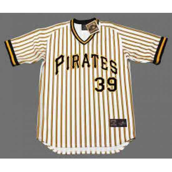 Men Pittsburgh Pirates #39 Dave Parker White Pinstripe Throwback Jersey->chicago cubs->MLB Jersey