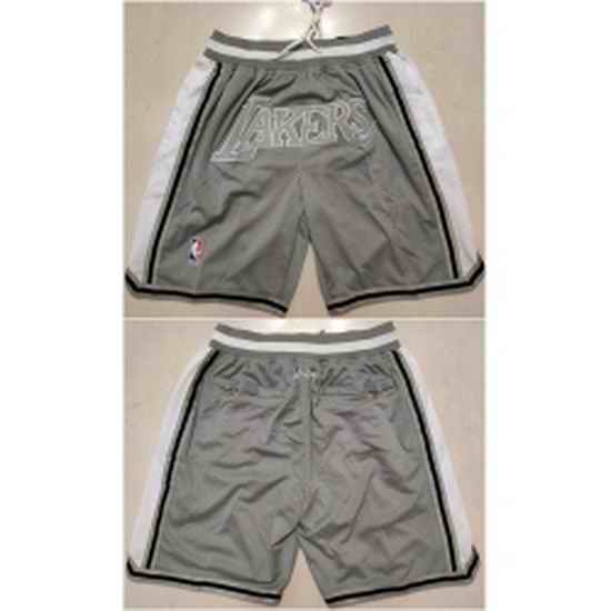 Los Angeles Lakers Basketball Shorts 037->nba shorts->NBA Jersey