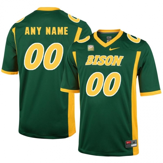 North Dakota State Customized Jersey Green->customized mlb jersey->Custom Jersey