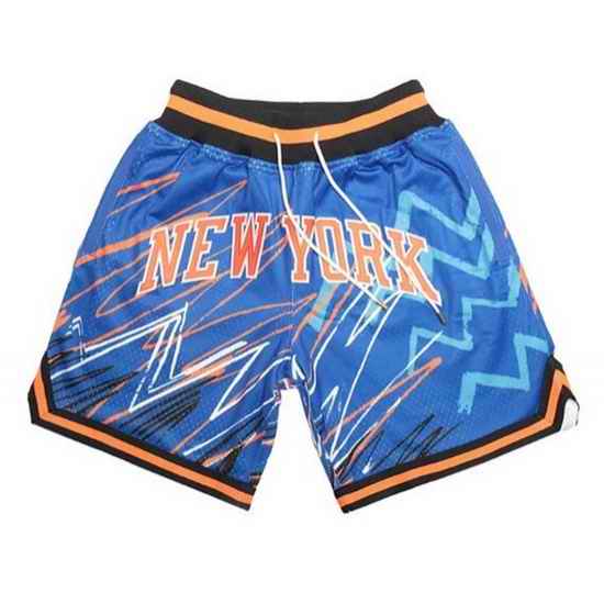 New York Knicks Basketball Shorts 007->nba shorts->NBA Jersey