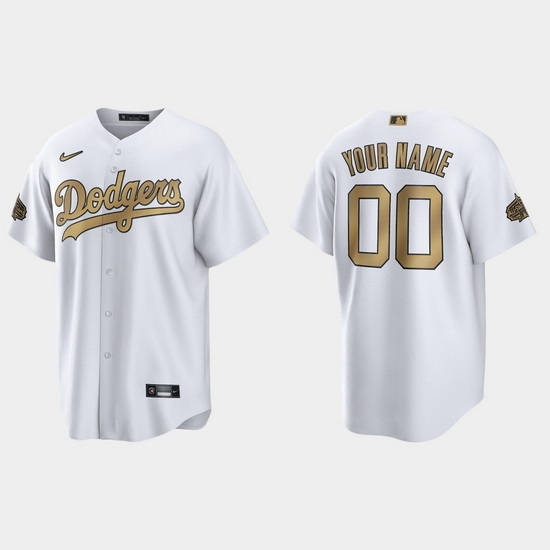 Men Women Youth Custom Los Angeles Dodgers 2022 Mlb All Star Game White Replica Jersey->customized mlb jersey->Custom Jersey