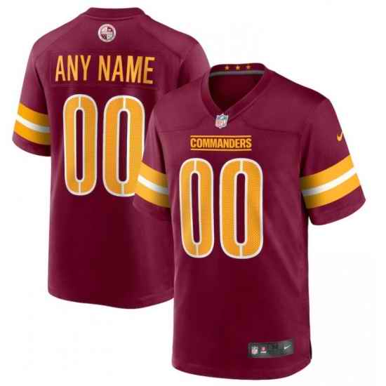 Men Women Youth Washington Commanders Nike Game Team Colour Customized Jersey->customized nfl jersey->Custom Jersey