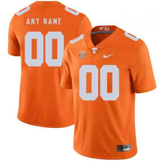 Tennessee Volunteers Orange Men's Customized Nike College Football Jersey->customized mlb jersey->Custom Jersey