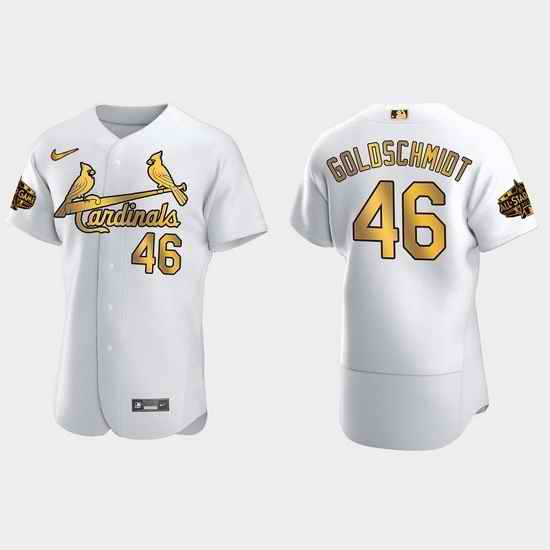 Men St.Louis Cardinals Paul Goldschmidt 2022 Mlb All Star Game White Gold Men Jersey->2022 all star->MLB Jersey