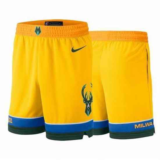 Milwaukee Bucks Basketball Shorts 001->nba shorts->NBA Jersey