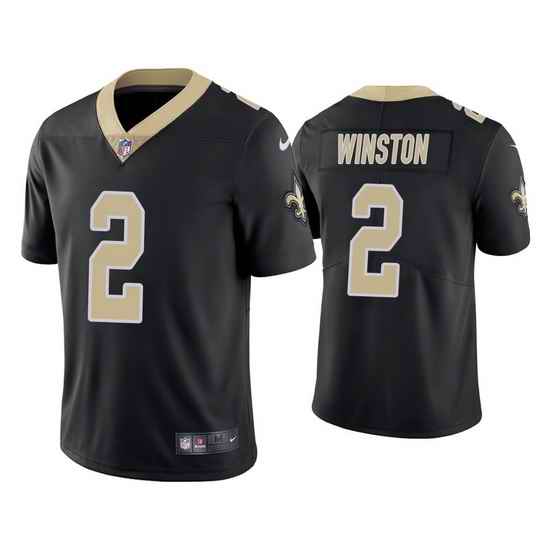 Youth New Orleans Saints #2 Jameis Winston Black Vapor Untouchable Limited Stitched Jersey->youth nfl jersey->Youth Jersey