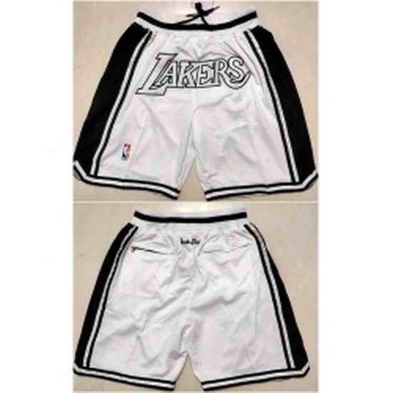 Los Angeles Lakers Basketball Shorts 042->nba shorts->NBA Jersey