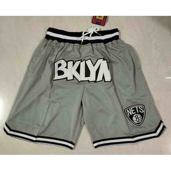Brooklyn Nets Basketball Shorts 010->nba shorts->NBA Jersey