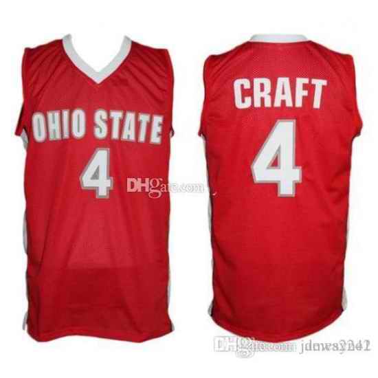 Youth 2021 #4 Aaron Craft Ohio State Buckeyes College Red Jersey->oregon ducks->NCAA Jersey