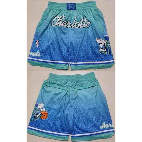Charlotte Hornets Basketball Shorts 007->nba shorts->NBA Jersey