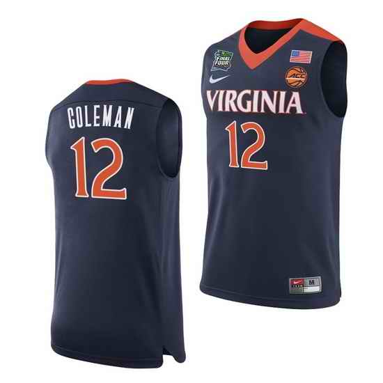 Virginia Cavaliers De'Andre Hunter Navy Home Men'S Jersey->virginia cavaliers->NCAA Jersey