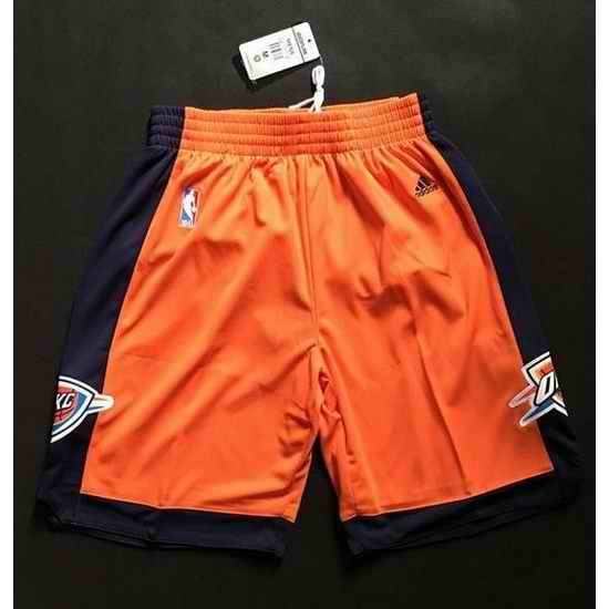Oklahoma City Thunder Basketball Shorts 005->nba shorts->NBA Jersey