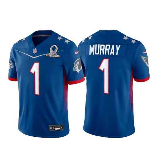 Men 2022 NFL Pro Bowl Arizona Cardinals #1 Kyler Murray NFC Blue Jersey->buffalo bills->NFL Jersey