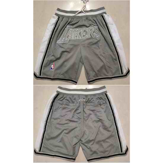 Los Angeles Lakers Basketball Shorts 032->nba shorts->NBA Jersey