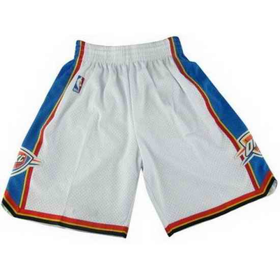 Oklahoma City Thunder Basketball Shorts 003->nba shorts->NBA Jersey