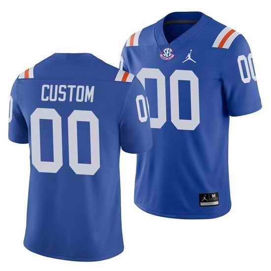 Florida Gators Custom Royal College Football Men'S Jersey->->Custom Jersey